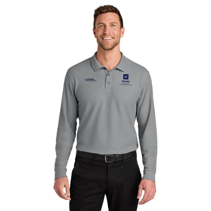 Port Authority Wearever Signature Pique Long Sleeve Polo
