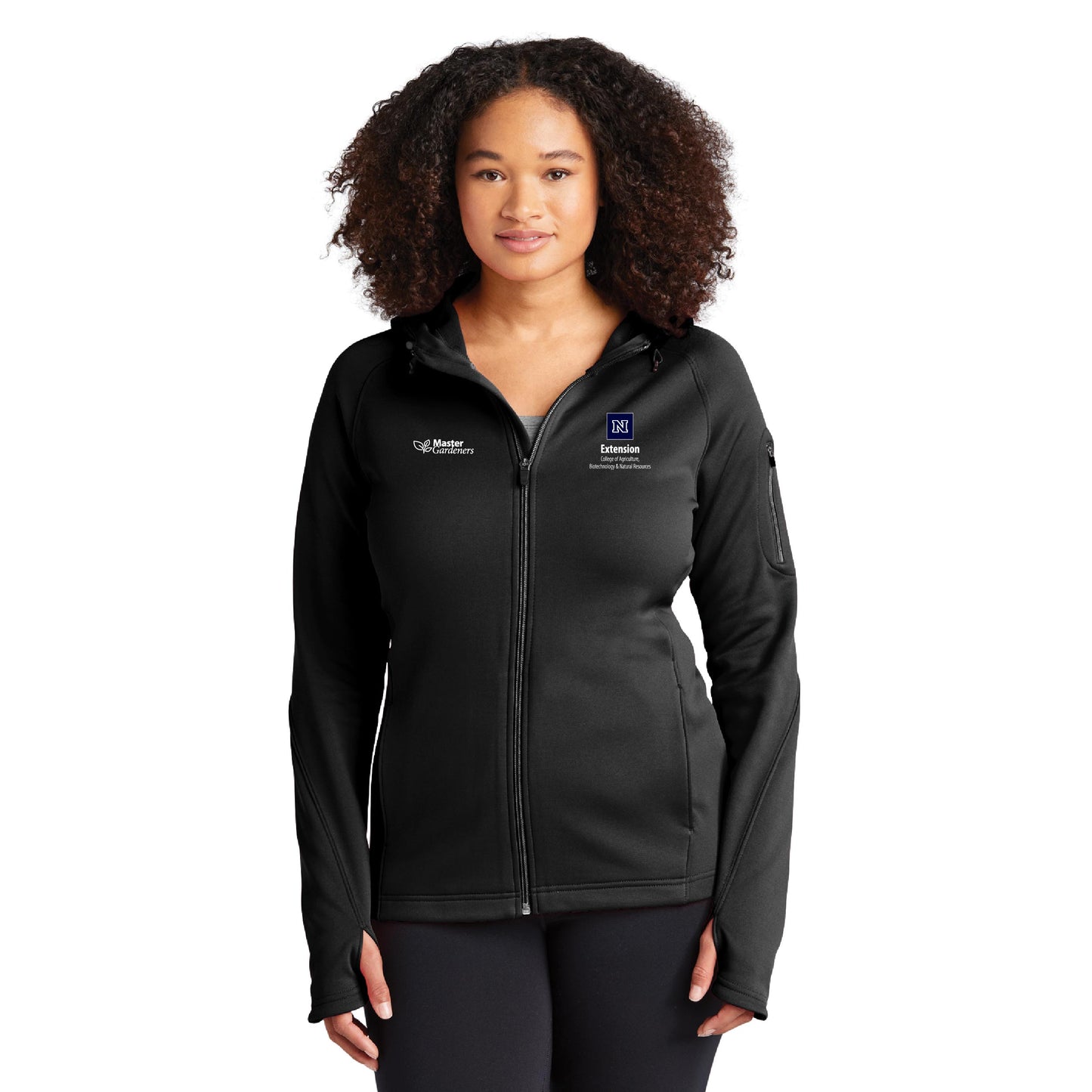 Sport-Tek® Ladies Tech Fleece Full-Zip Hooded Jacket