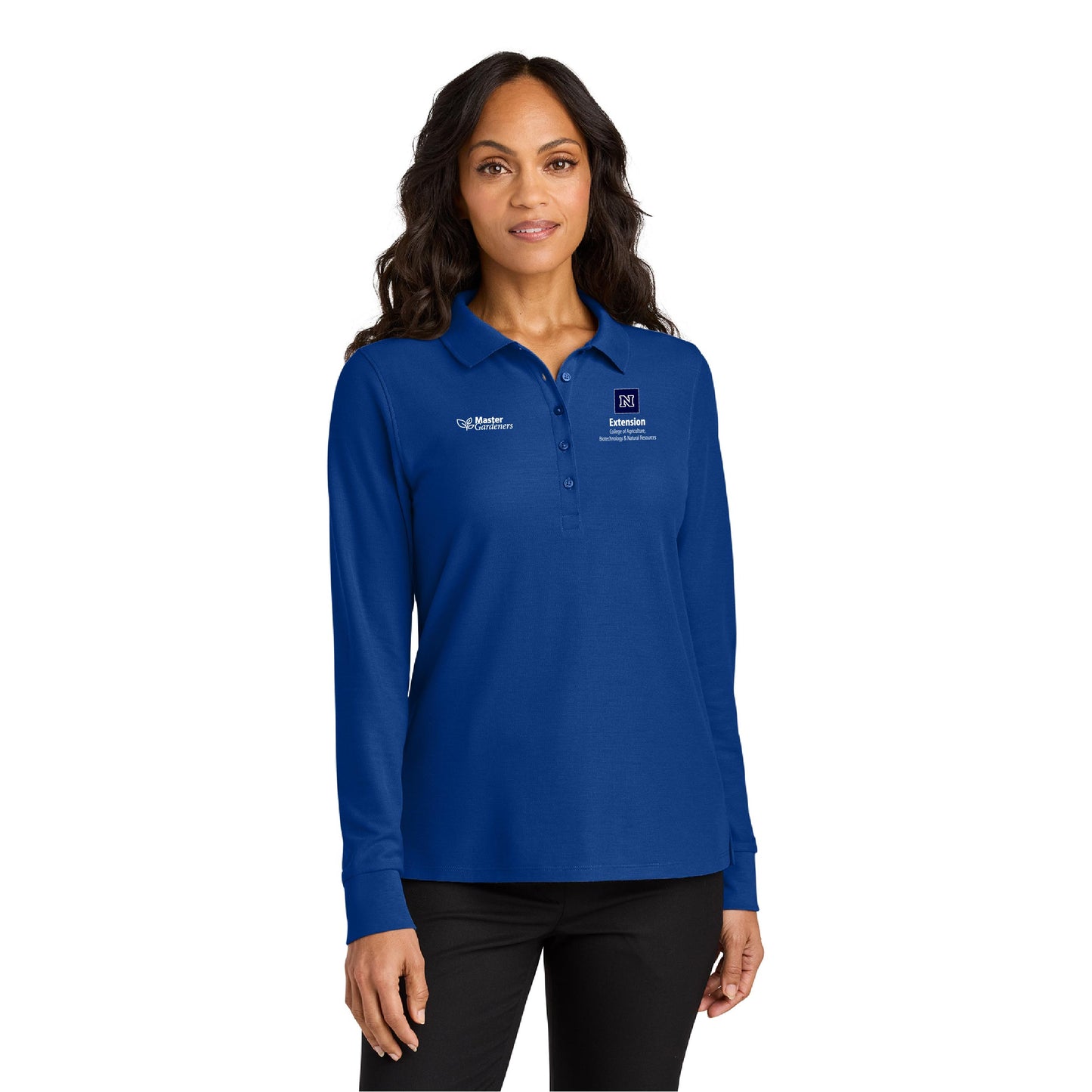 Port Authority Women's Wearever Signature Pique Long Sleeve Polo