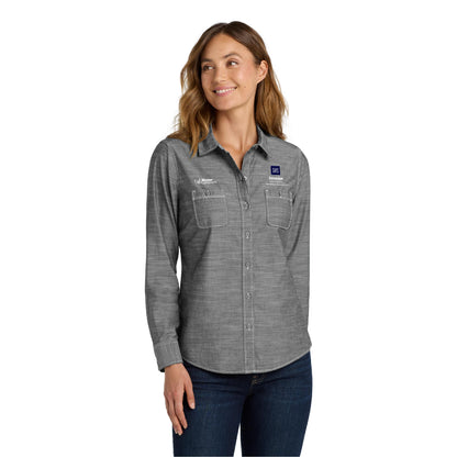 Port Authority® Ladies Slub Chambray Shirt