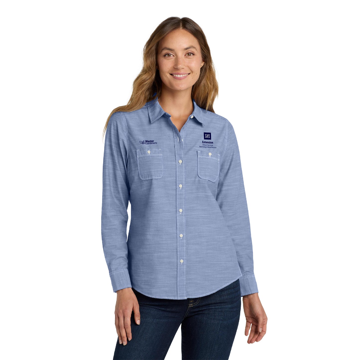 Port Authority® Ladies Slub Chambray Shirt