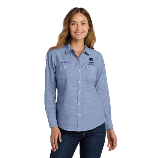 Port Authority® Ladies Slub Chambray Shirt