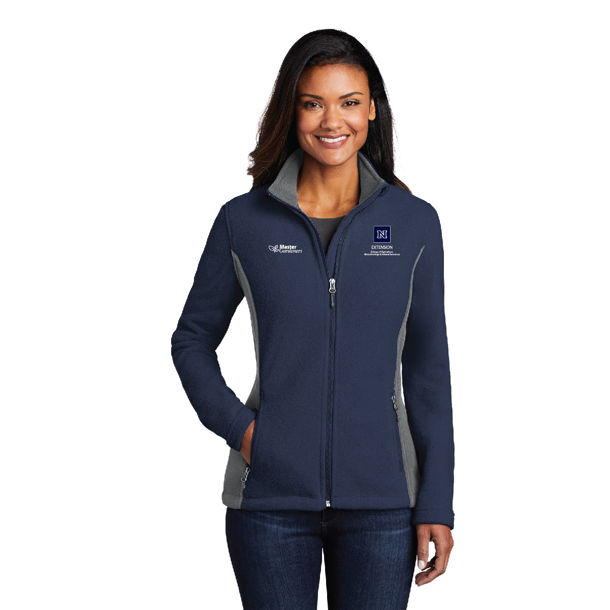 Port Authority® Ladies Colorblock Value Fleece Jacket